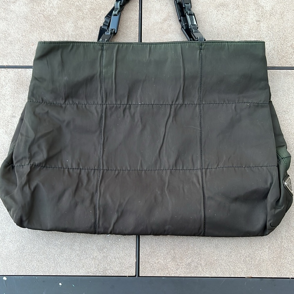 PRADA ITALY LADIES BLACK NYLON BAG-VINTAGE